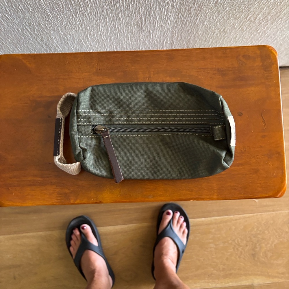 Timberland Olive Green Toiletry Bag